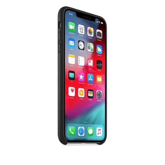 iPhone XS Max Apple Black Leather Case - Picture 5 of 11